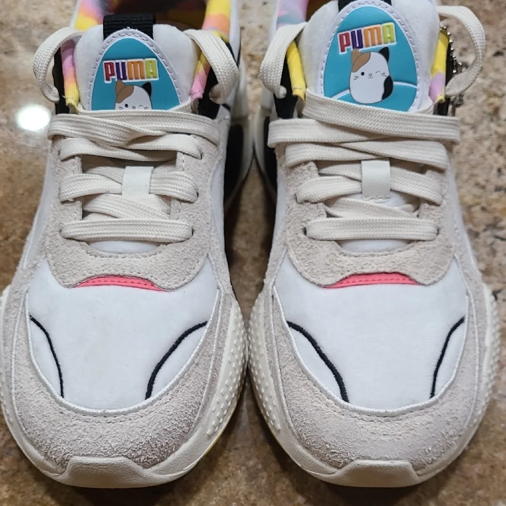 Puma Squishmallows Cam #1 Multicolor Sneakers with Cat Design Womens Sz 9